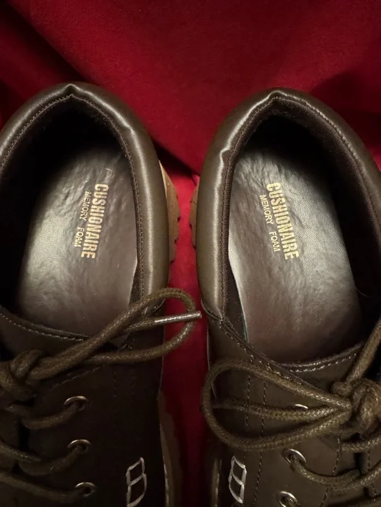 Cushionaire with Memory Foam Women's Beam Chunky Boat Loafer. Chocolate Size 8.5 - Picture 3 of 7